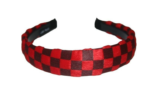 Checked Hair Band (Various Colours) - yellowjadda8