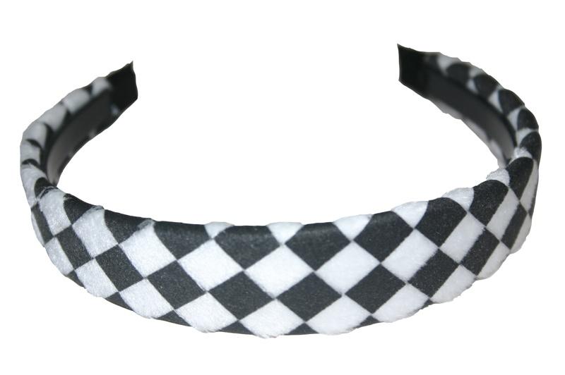 Checked Hair Band (Various Colours) - yellowjadda8