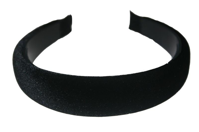 Black Velvet Hair Bands (Various Styles) - yellowjadda8