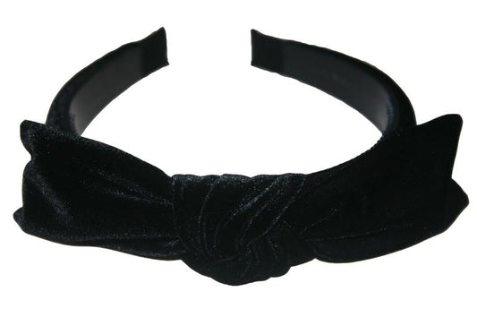 Black Velvet Hair Bands (Various Styles) - yellowjadda8