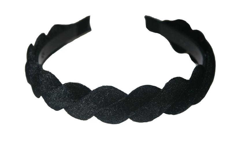 Black Velvet Hair Bands (Various Styles) - yellowjadda8