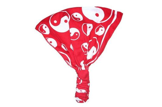 Red Ying and Yang Elastic Bandana - yellowjadda8