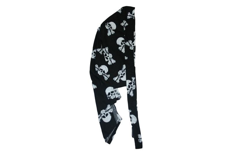 Black Skull and Crossbones Zandana - yellowjadda8