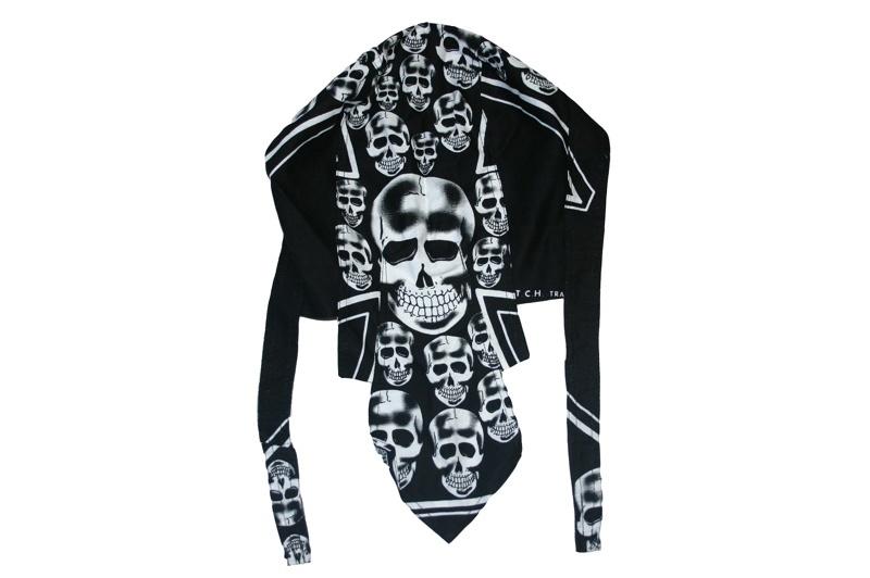 Black Skull and Crossbones Zandana - yellowjadda8