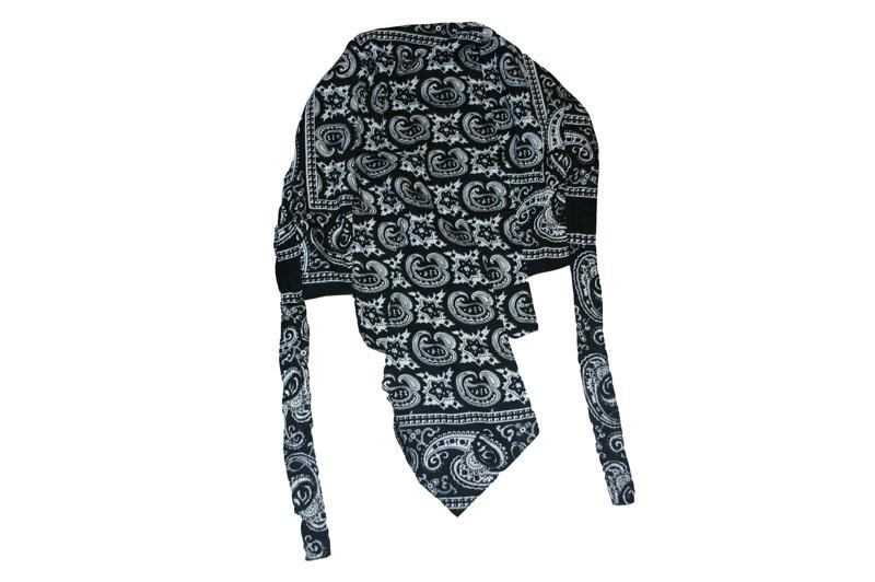 Black Patterned Zandana - yellowjadda8