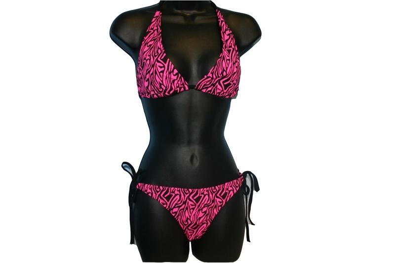 Pink Zebra Print Bikini - yellowjadda8