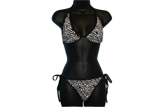 Zebra Print Bikini - yellowjadda8