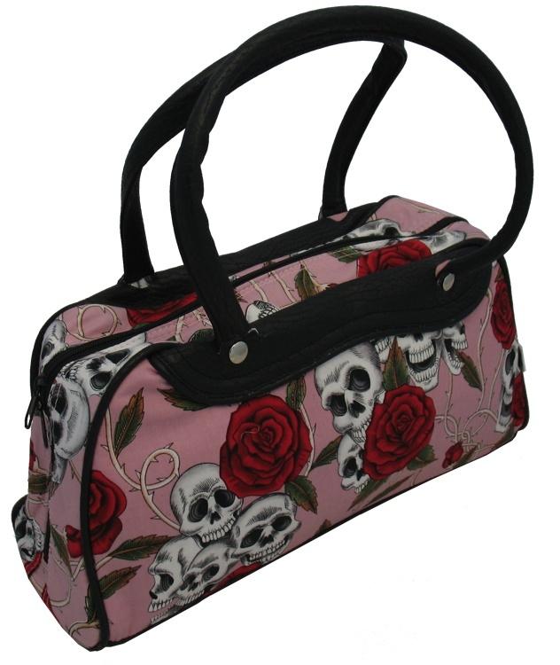 Medium Skulls and Roses Bag (Various Colours) - yellowjadda8