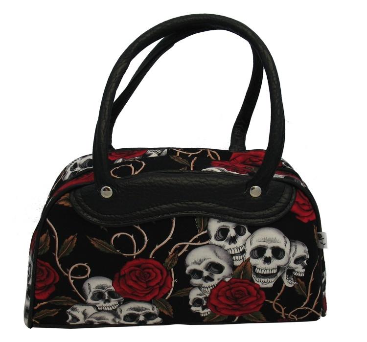 Medium Skulls and Roses Bag (Various Colours) - yellowjadda8