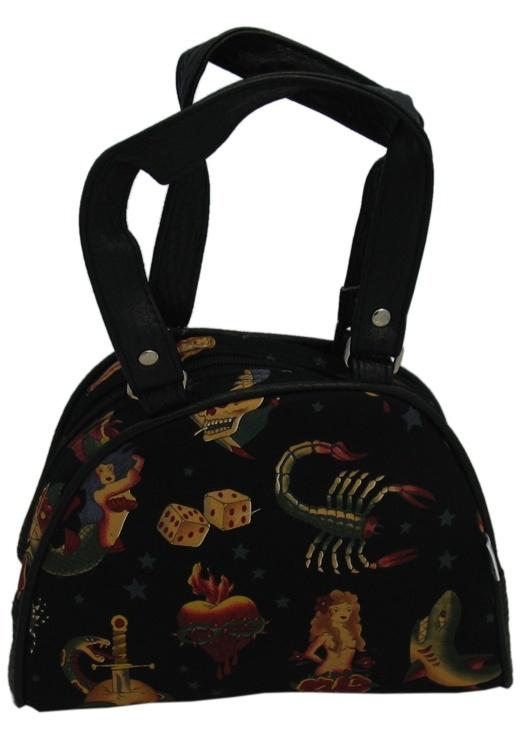 Small Tattoo Motif Bag (Various Colours) - yellowjadda8