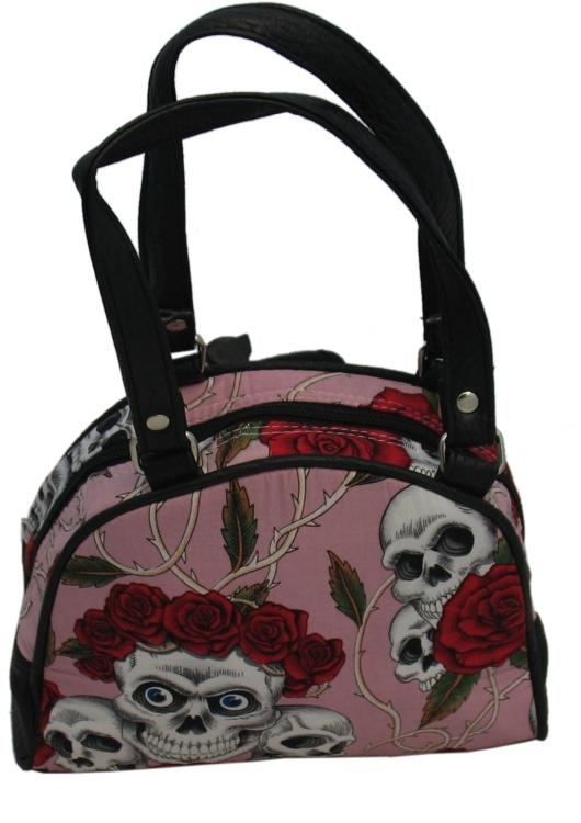 Small Skulls and Roses Bag (Various Colours) - yellowjadda8