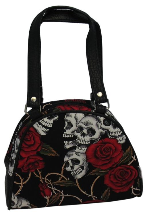 Small Skulls and Roses Bag (Various Colours) - yellowjadda8