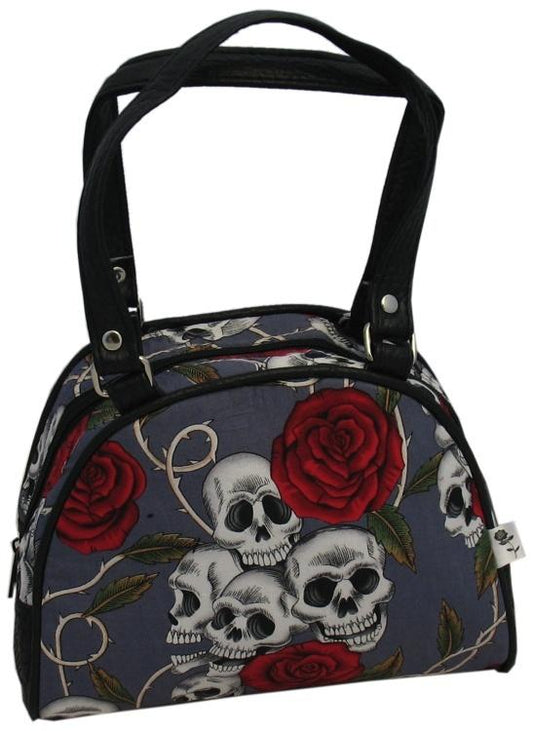 Small Skulls and Roses Bag (Various Colours) - yellowjadda8
