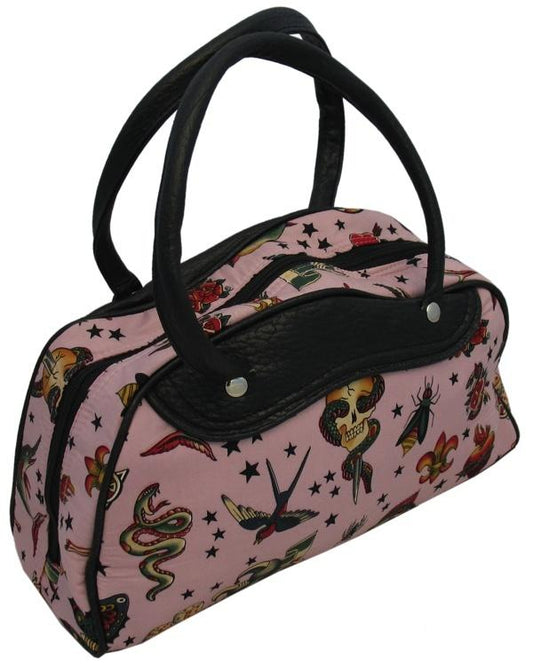 Medium Tattoo Motif Bag (Various Colours) - yellowjadda8