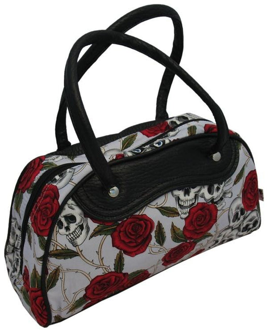 Medium Skulls and Roses Bag (Various Colours) - yellowjadda8